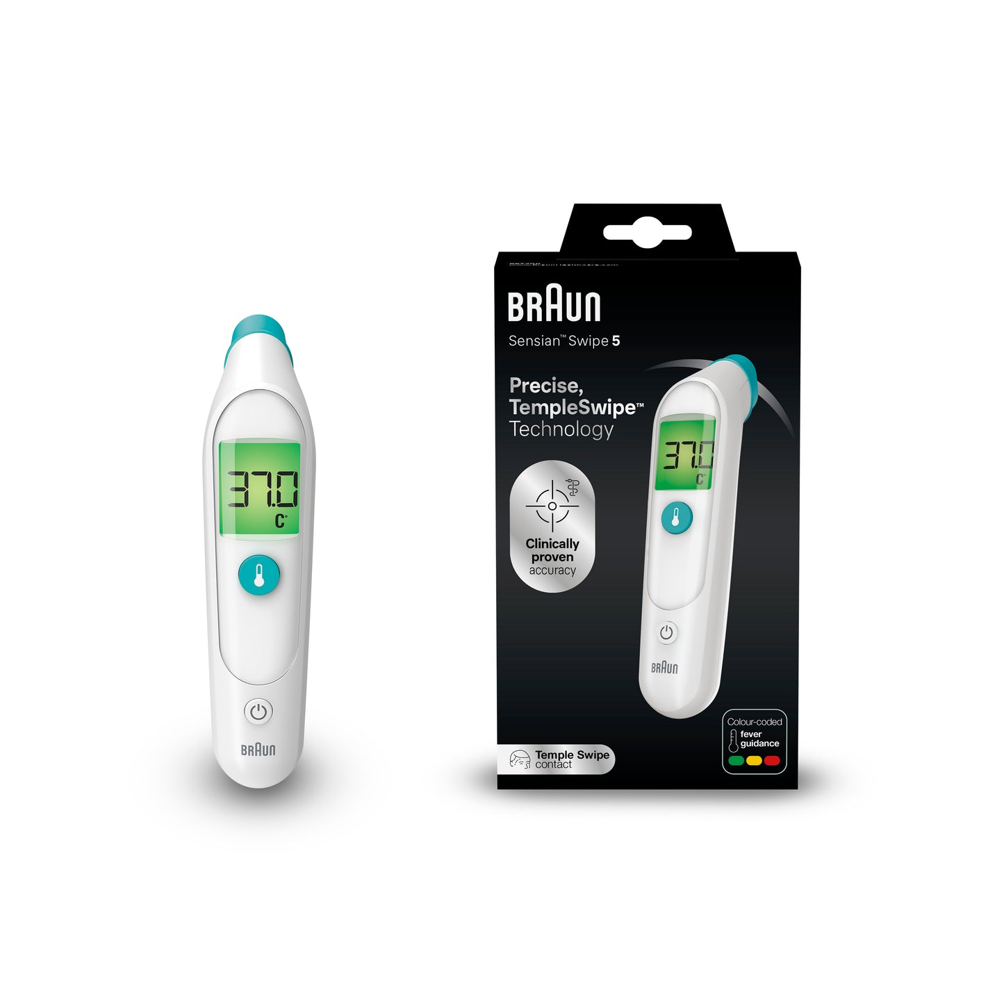 BRAUN TEMPLESWIPE BST200 THERMOMETER