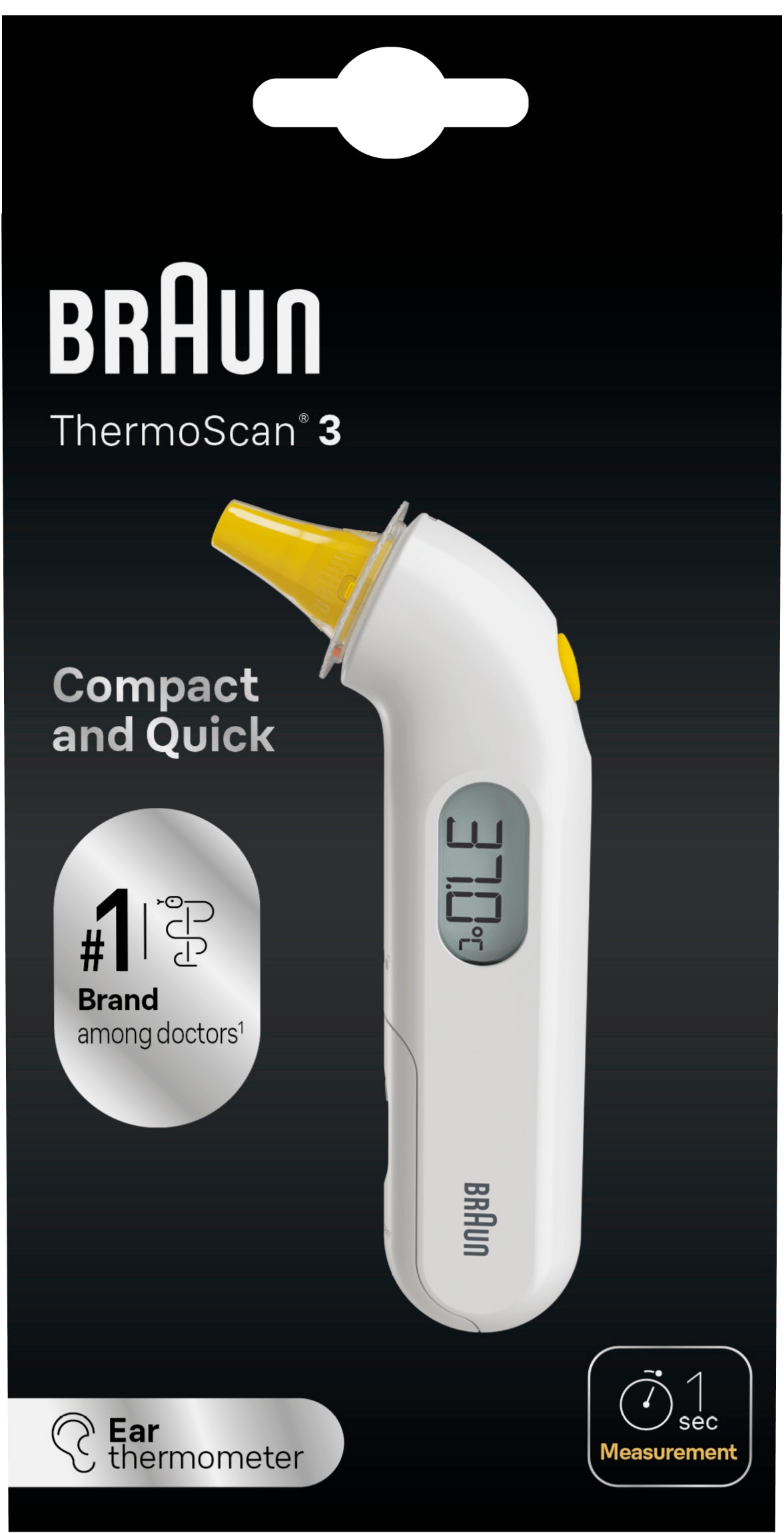 BRAUN IRT3030 THERMOSCAN 3 THERMOMETER