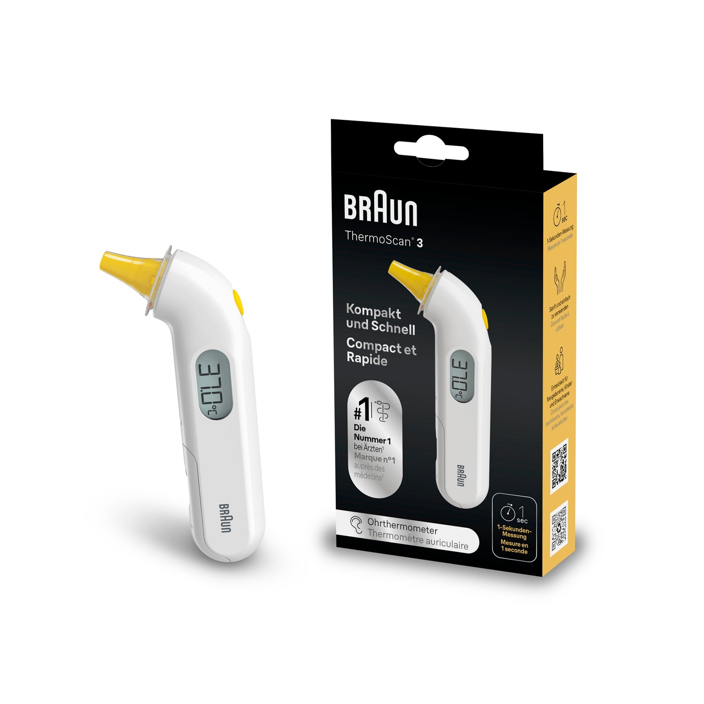 BRAUN IRT3030 THERMOSCAN 3 THERMOMETER